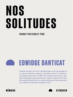 cover image of Nos solitudes